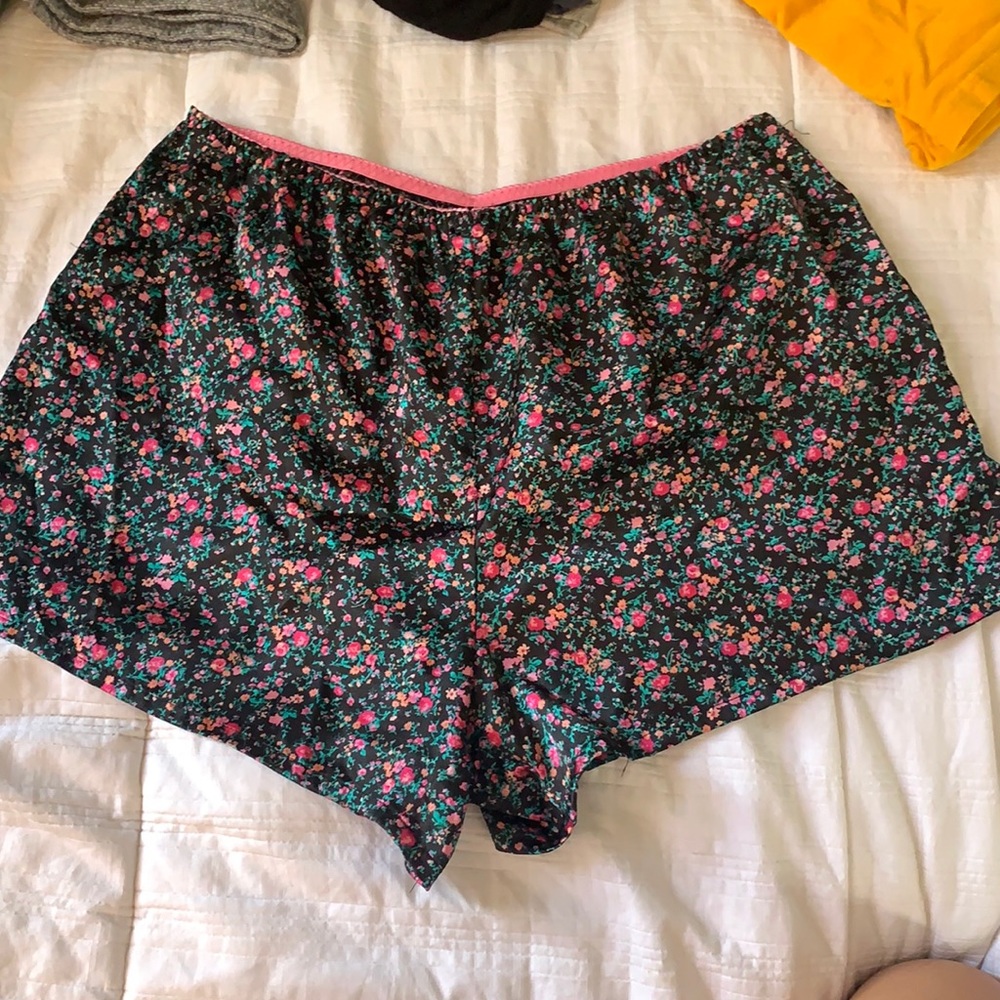 Silk pj shorts